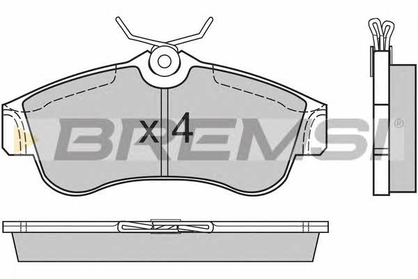 Bremsi BP2470 Brake Pad Set, disc brake BP2470