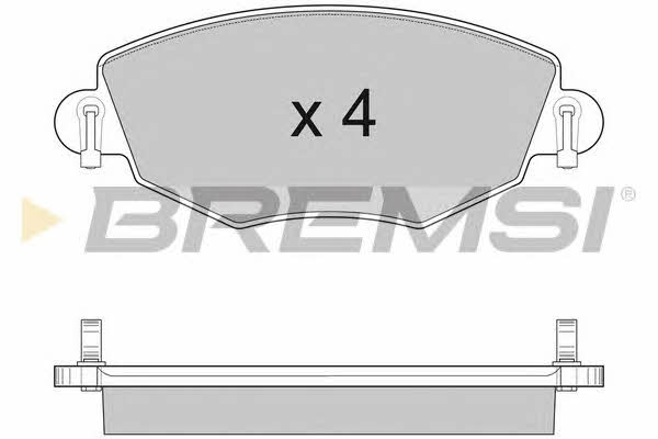 Bremsi BP2926 Brake Pad Set, disc brake BP2926