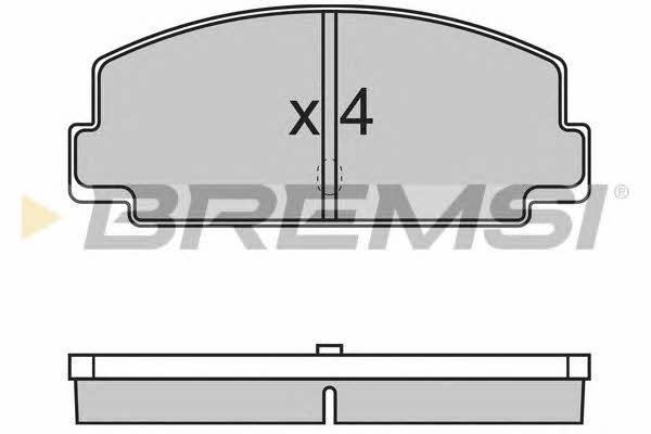 Bremsi BP2137 Brake Pad Set, disc brake BP2137