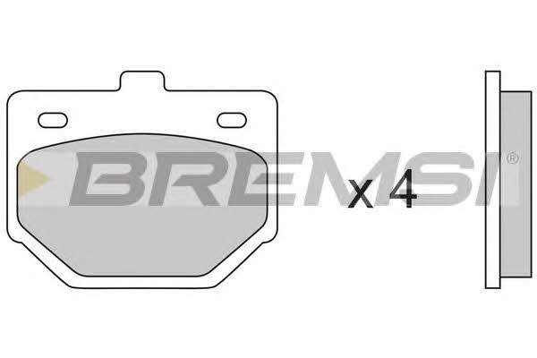 Bremsi BP2174 Brake Pad Set, disc brake BP2174