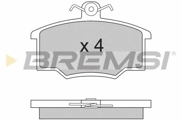 Bremsi BP2281 Brake Pad Set, disc brake BP2281