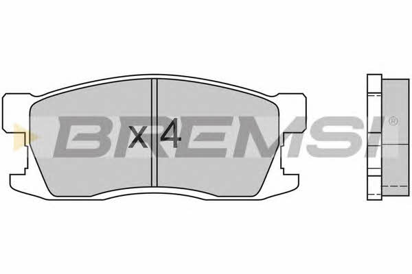 Bremsi BP2407 Brake Pad Set, disc brake BP2407