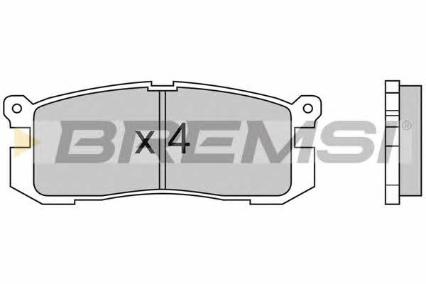 Bremsi BP2424 Brake Pad Set, disc brake BP2424