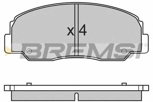 Bremsi BP2461 Brake Pad Set, disc brake BP2461