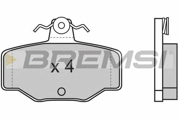 Bremsi BP2471 Brake Pad Set, disc brake BP2471