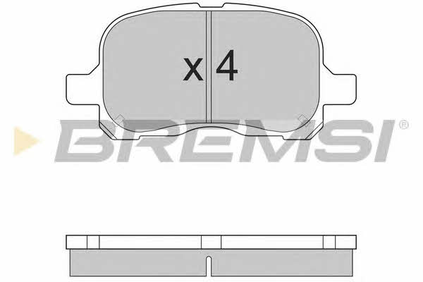 Bremsi BP2859 Brake Pad Set, disc brake BP2859