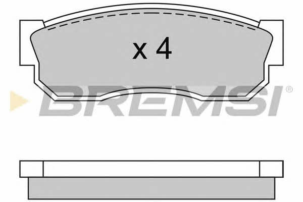 Bremsi BP2246 Brake Pad Set, disc brake BP2246