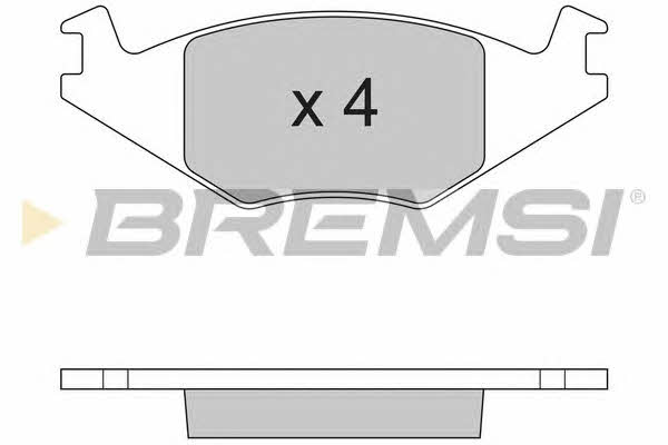 Bremsi BP2262 Brake Pad Set, disc brake BP2262