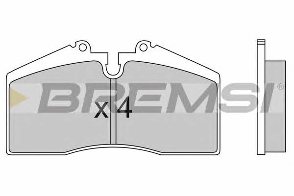 Bremsi BP2449 Brake Pad Set, disc brake BP2449