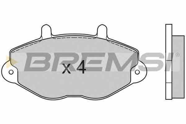 Bremsi BP2549 Brake Pad Set, disc brake BP2549