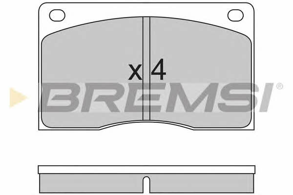 Bremsi BP2213 Brake Pad Set, disc brake BP2213