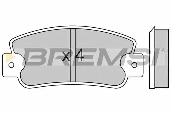 Bremsi BP2211 Brake Pad Set, disc brake BP2211