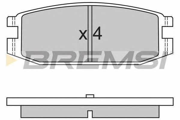 Bremsi BP2331 Brake Pad Set, disc brake BP2331