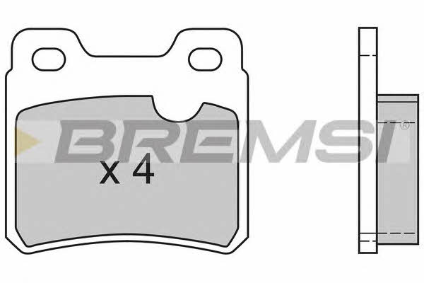 Bremsi BP2418 Brake Pad Set, disc brake BP2418