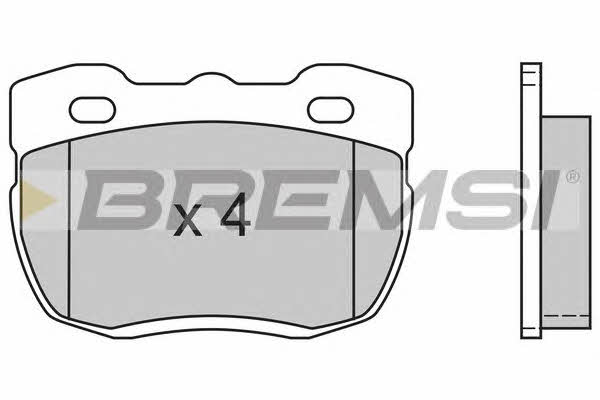 Bremsi BP2402 Brake Pad Set, disc brake BP2402