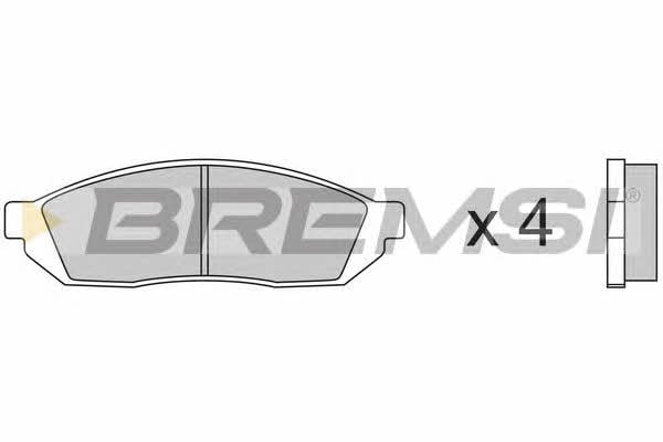 Bremsi BP2176 Brake Pad Set, disc brake BP2176