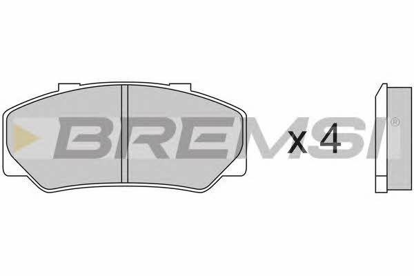 Bremsi BP2267 Brake Pad Set, disc brake BP2267