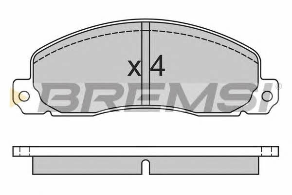 Bremsi BP2312 Brake Pad Set, disc brake BP2312