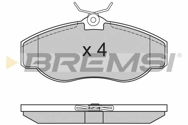 Bremsi BP2661 Brake Pad Set, disc brake BP2661