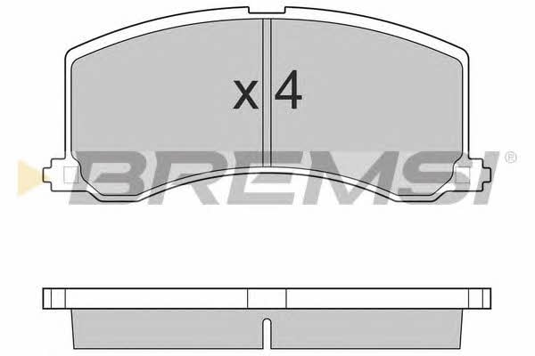 Bremsi BP2684 Brake Pad Set, disc brake BP2684