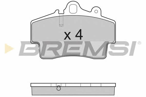 Bremsi BP3179 Brake Pad Set, disc brake BP3179