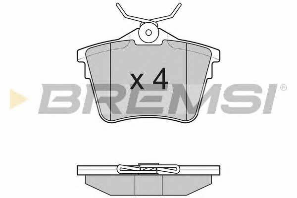 Bremsi BP3183 Brake Pad Set, disc brake BP3183
