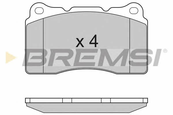 Bremsi BP3167 Brake Pad Set, disc brake BP3167