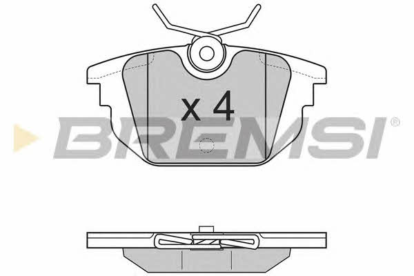 Bremsi BP2850 Brake Pad Set, disc brake BP2850