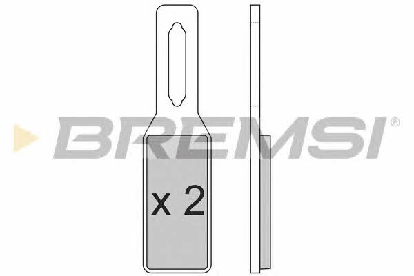 Bremsi BP2852 Brake Pad Set, disc brake BP2852