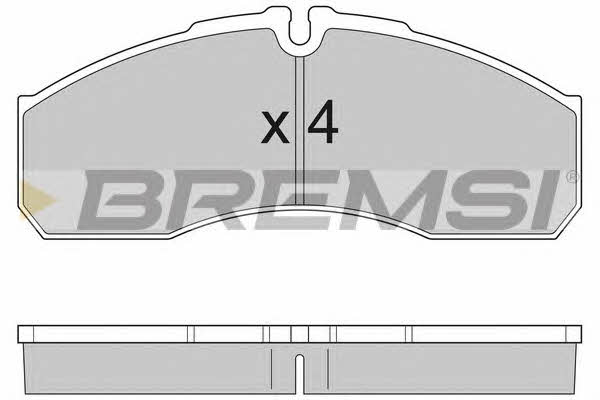 Bremsi BP2952 Brake Pad Set, disc brake BP2952