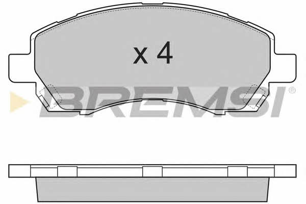 Bremsi BP2820 Brake Pad Set, disc brake BP2820