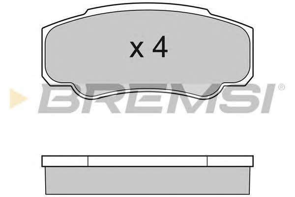 Bremsi BP2996 Brake Pad Set, disc brake BP2996