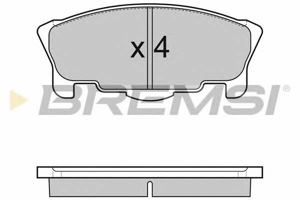 Bremsi BP3065 Brake Pad Set, disc brake BP3065