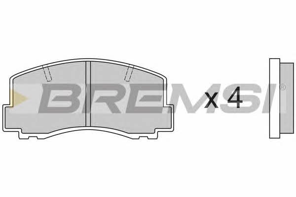 Bremsi BP2256 Brake Pad Set, disc brake BP2256