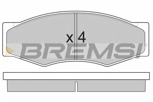 Bremsi BP2302 Brake Pad Set, disc brake BP2302