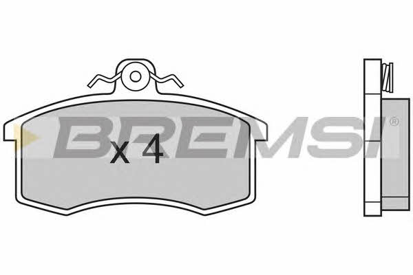 Bremsi BP2333 Brake Pad Set, disc brake BP2333