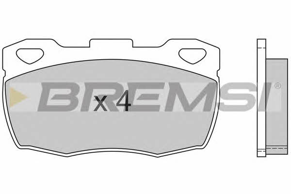 Bremsi BP2401 Brake Pad Set, disc brake BP2401