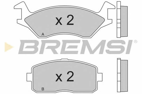 Bremsi BP2189 Brake Pad Set, disc brake BP2189