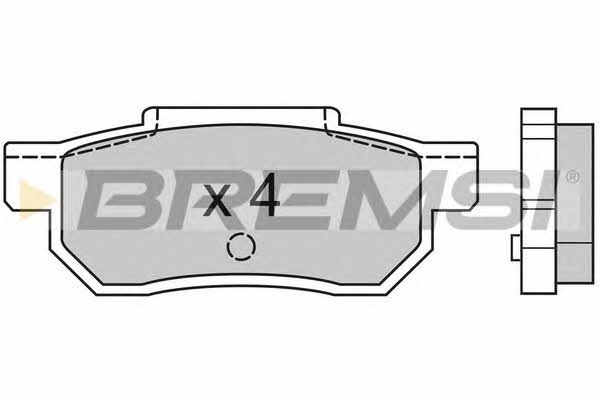 Bremsi BP2351 Brake Pad Set, disc brake BP2351