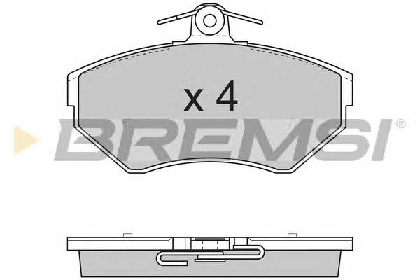 Bremsi BP2730 Brake Pad Set, disc brake BP2730