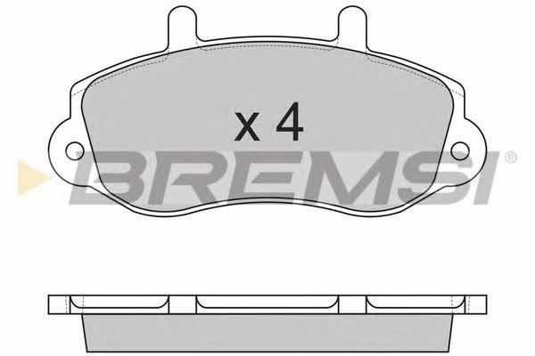 Bremsi BP2767 Brake Pad Set, disc brake BP2767