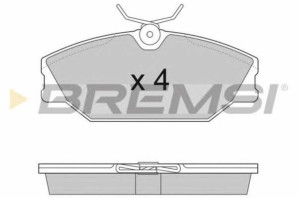 Bremsi BP2874 Brake Pad Set, disc brake BP2874