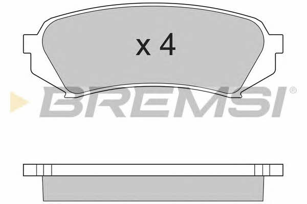 Bremsi BP2899 Brake Pad Set, disc brake BP2899