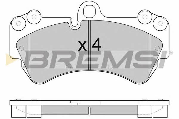 Bremsi BP3098 Brake Pad Set, disc brake BP3098