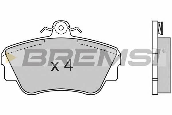 Bremsi BP2464 Brake Pad Set, disc brake BP2464