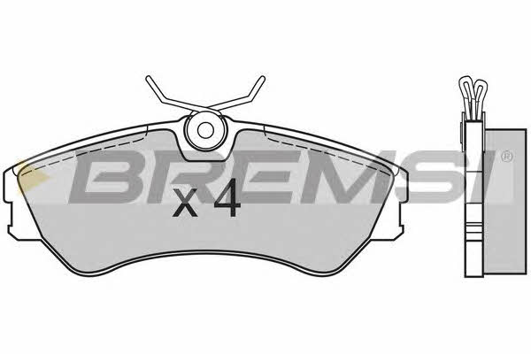 Bremsi BP2541 Brake Pad Set, disc brake BP2541