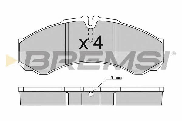 Bremsi BP2706 Brake Pad Set, disc brake BP2706