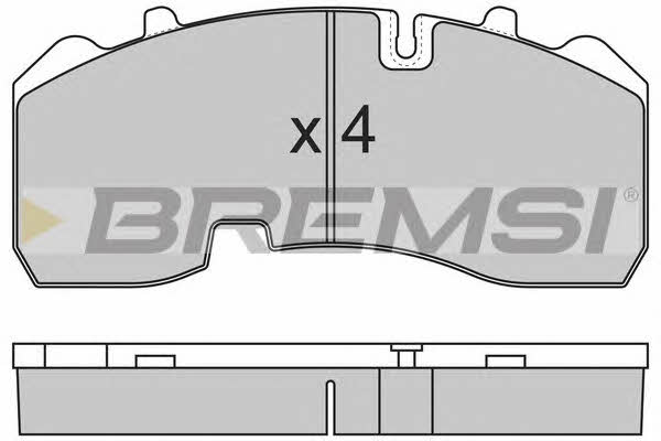 Bremsi BP7315 Brake Pad Set, disc brake BP7315