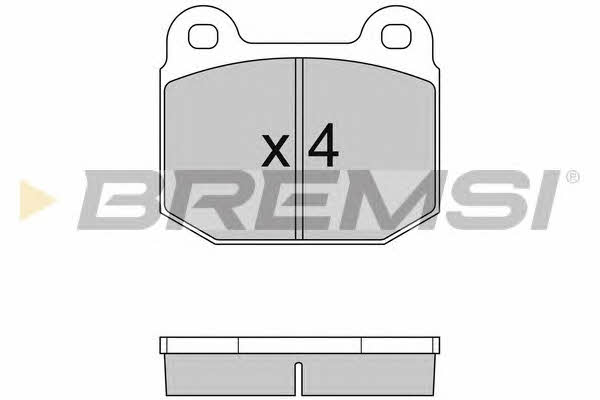 Bremsi BP2085 Brake Pad Set, disc brake BP2085
