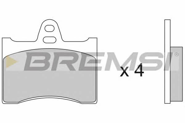 Bremsi BP2117 Brake Pad Set, disc brake BP2117